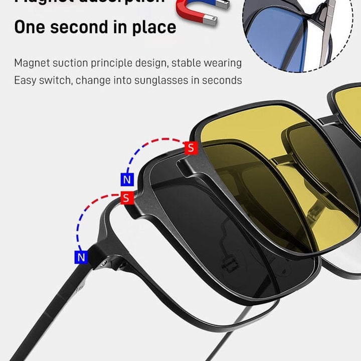 Magnetic Polarized Sunglasses