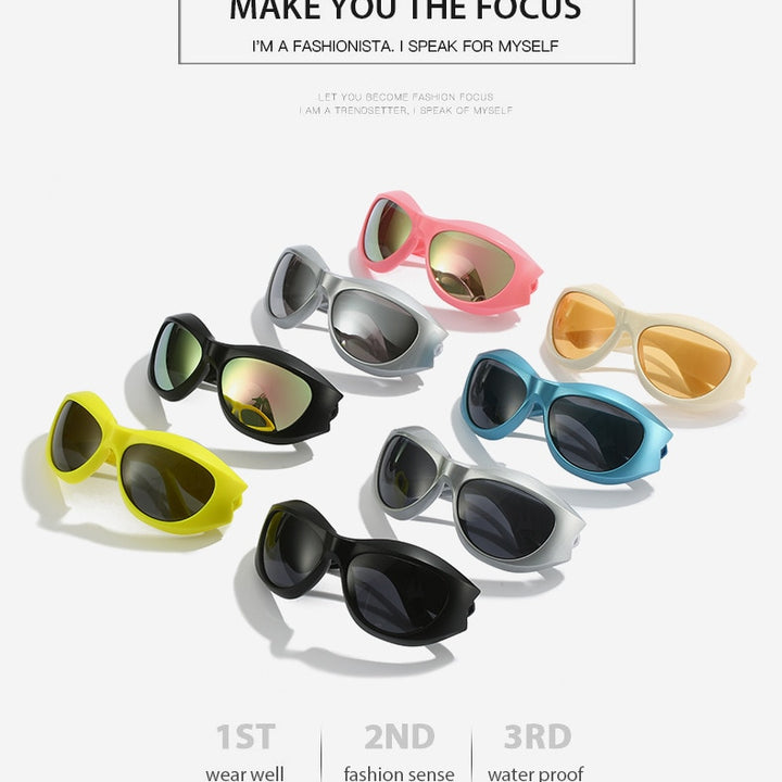 Unique Irregular Hip Hop Sunglasses