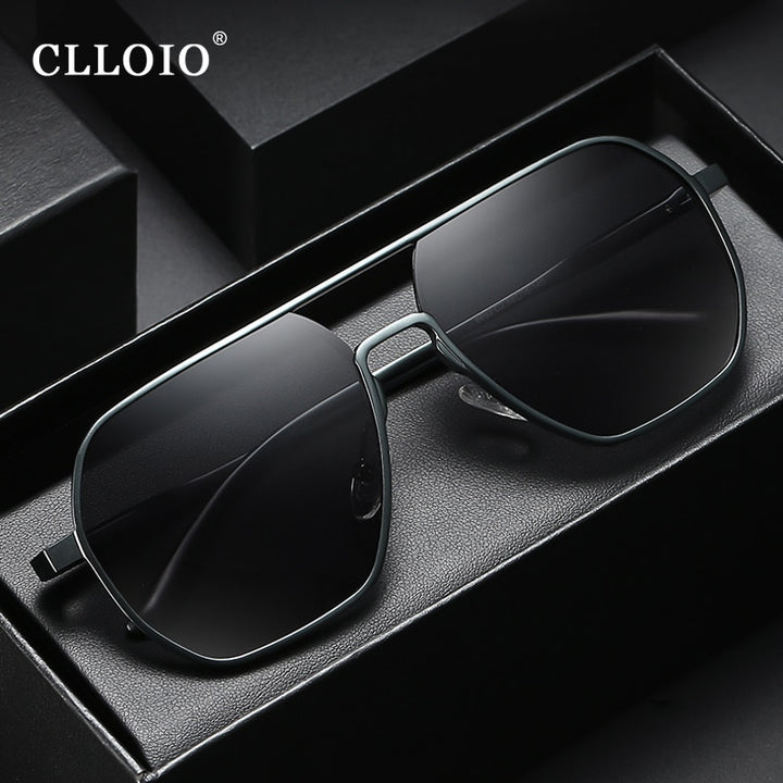 CLLOIO  Aluminum Photochromic Sunglasses